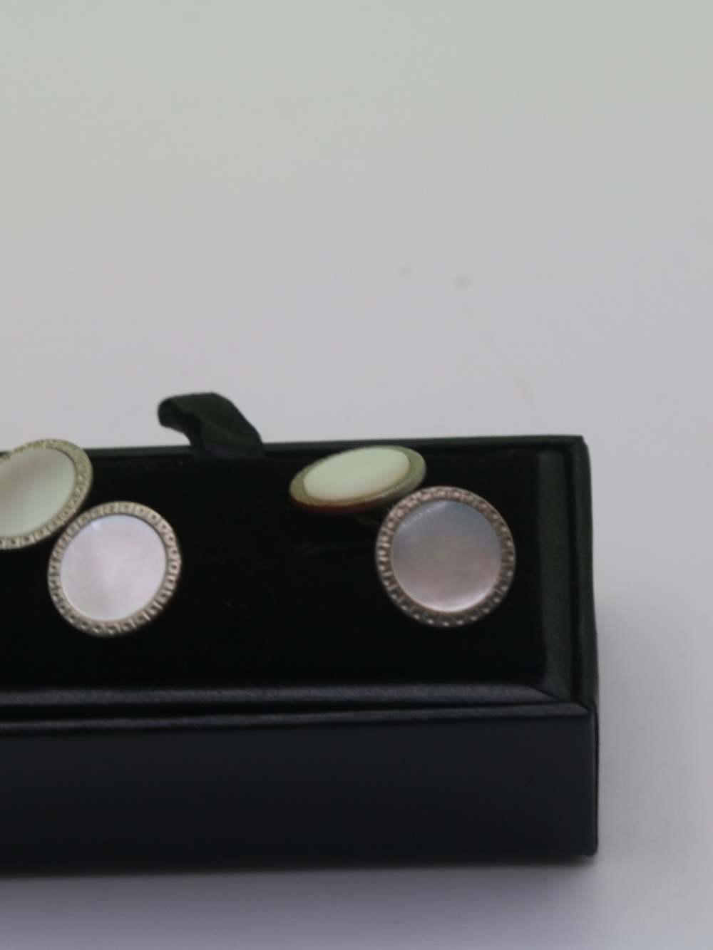 Mother of Pearl Double Sided Antique Cufflinks